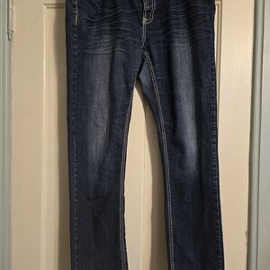 BONGO Dark Blue Straight Leg Jeans